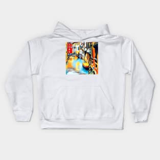 Colorful Venice Canal Kids Hoodie